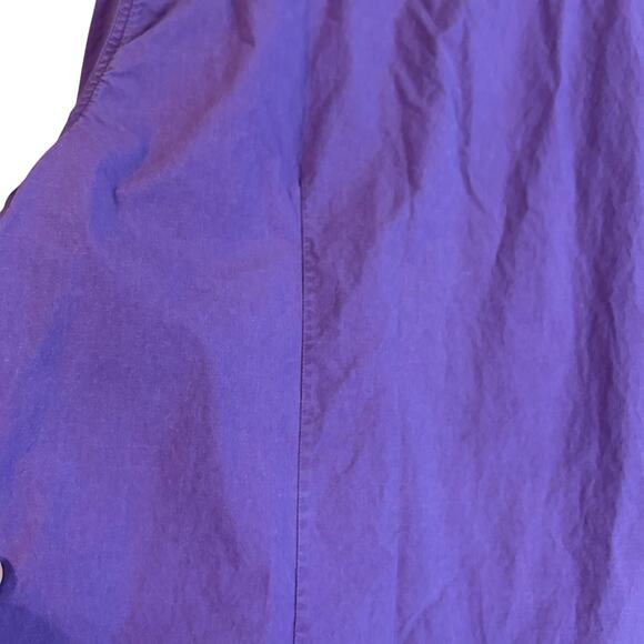 COOFANDY Women's Top Purple Yellow Contrasting Trim XXXL Artsy Cotton - Picture 9 of 13